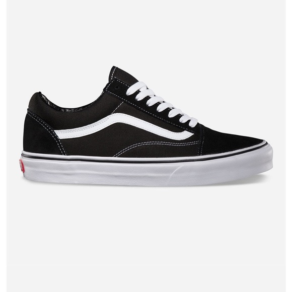 Vans Shoes - Vans Old Skool Classic Black Suede Leather and White